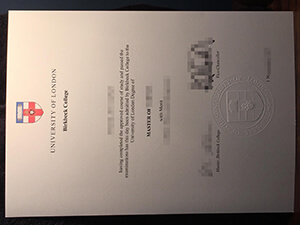 University of London Birkbeck College degree