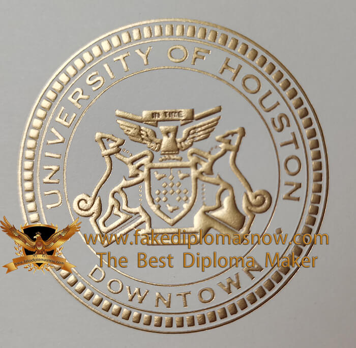 University of Houston–Downtown diploma seal University of Houston–Downtown diploma seal