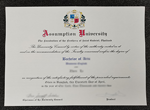 Assumption University diploma