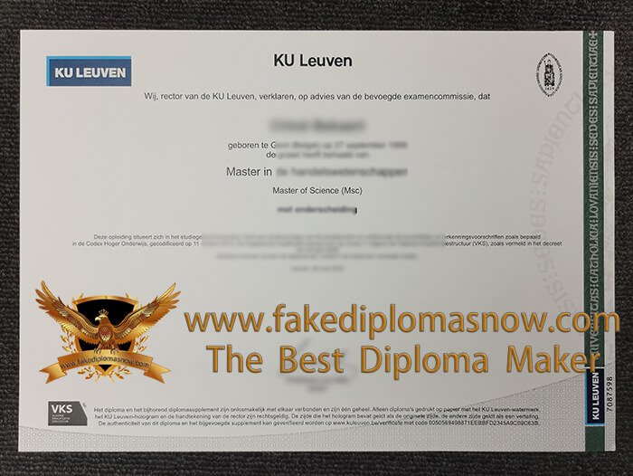 KU Leuven diploma