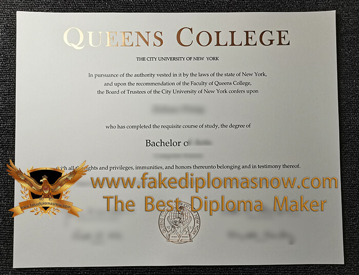 Queens College Diploma