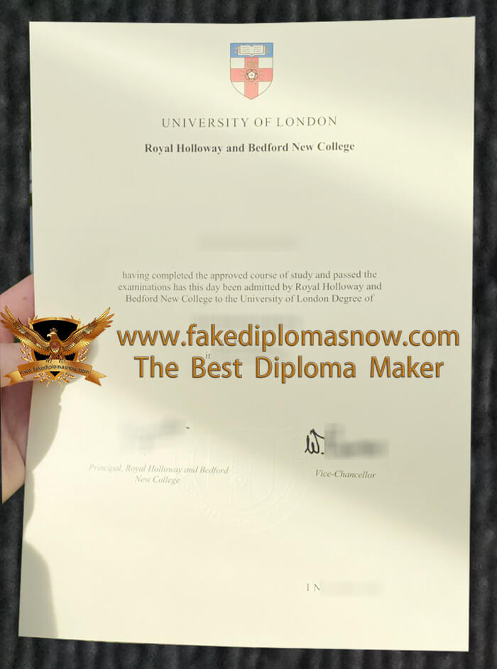 RHUL diploma