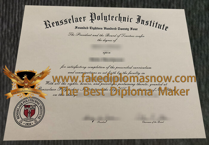 Rensselaer Polytechnic Institute diploma