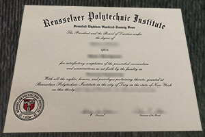 Rensselaer Polytechnic Institute diploma