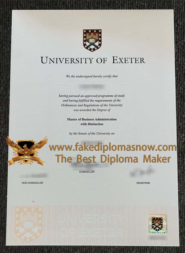University of Exeter fake degree
