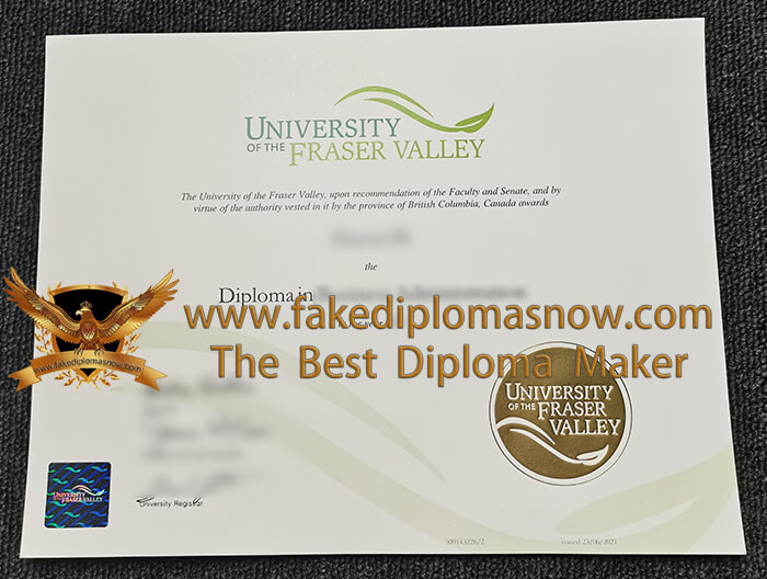 University of the Fraser Valley diploma