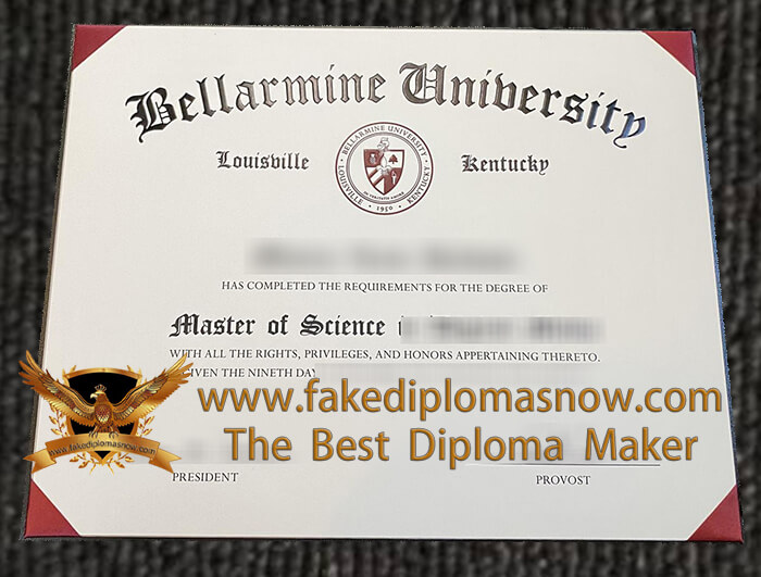 Bellarmine University diploma