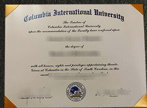 Columbia International University diploma sample, Buy a CIU diploma in USA