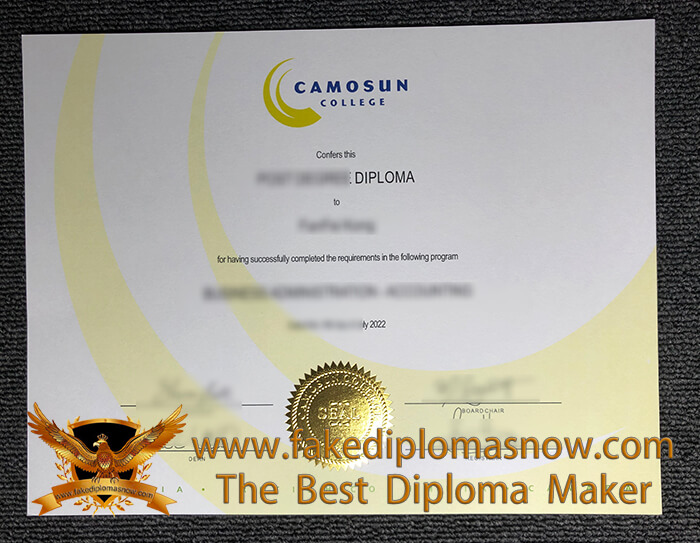 Camosun College diploma