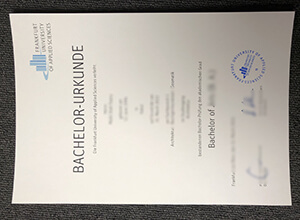 Frankfurt University of Applied Sciences diploma