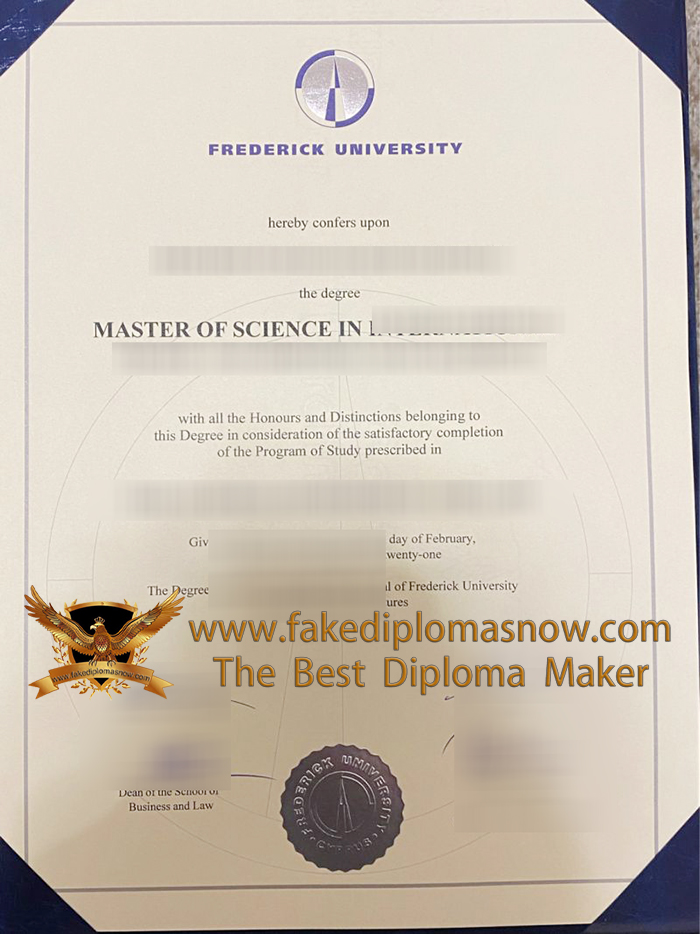Frederick University degree Frederick University degree