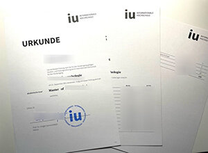 Purchase a fake IU Internationale Hochschule Urkunde and Zeugnis in Germany