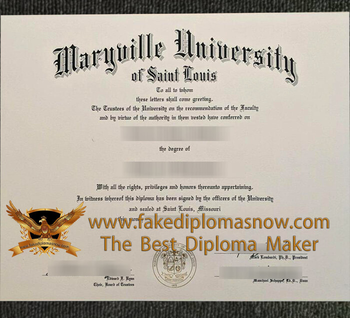 Maryville University of St. Louis diploma