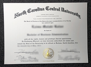 NCCU diploma