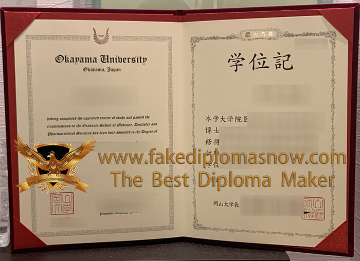 Okayama University diploma