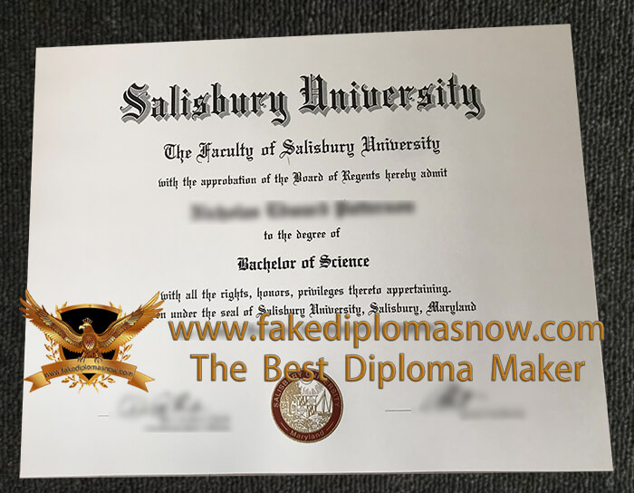 Salisbury University diploma