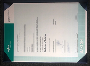 Saxion University of Applied Sciences diploma certificate