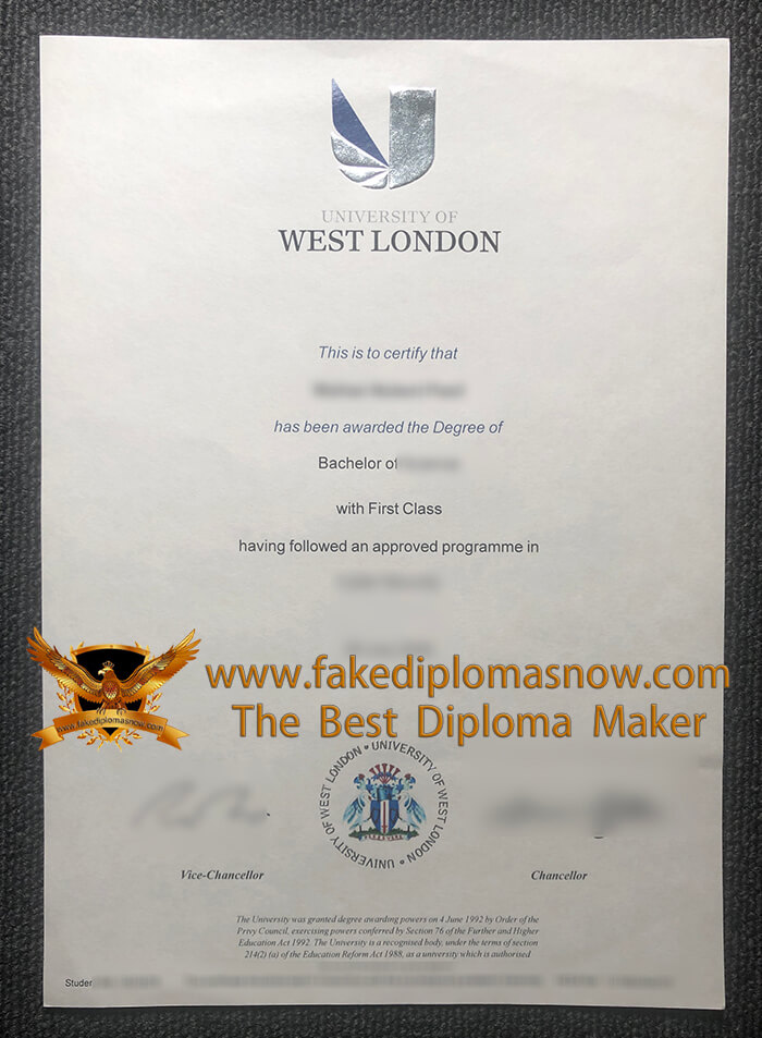 UWL degree, University of West London degree