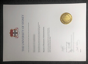 University of Sydney diploma certificate