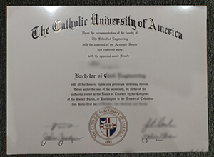 Samples Of Fake CUA diploma, Buy a fake Catholic University of America diploma