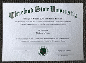Cleveland State University Diploma