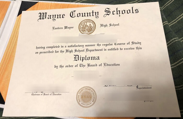 East Wayne High School Diploma