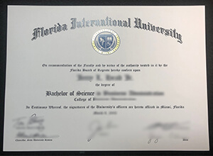 Buy a fake Florida International University diploma and official transcript