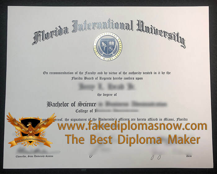 Florida International University (FIU) diploma