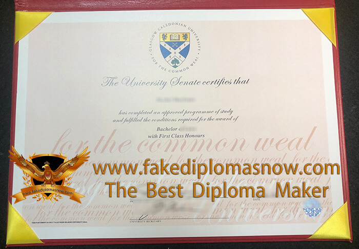 Glasgow Caledonian University Bachelor Degree 