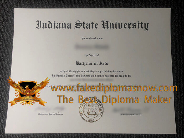 Indiana State University diploma