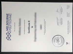 Melbourne Polytechnic certificate