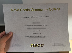 How to buy a fake Nova Scotia Community College certificate?