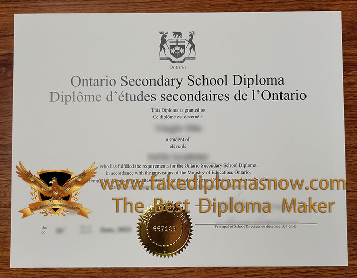 Ontario Secondary School Diploma 