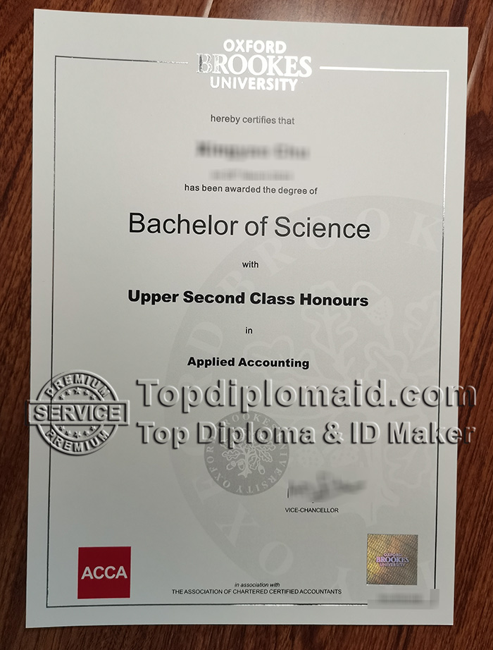 Oxford Brookes University Diploma