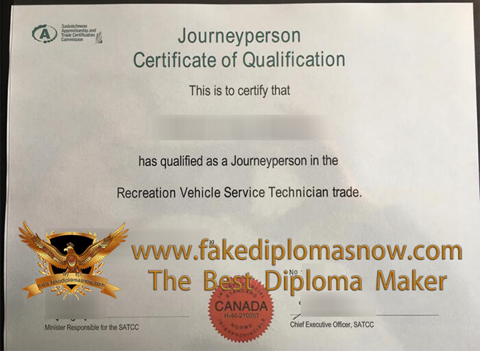 Saskatchewan journeyman certificate