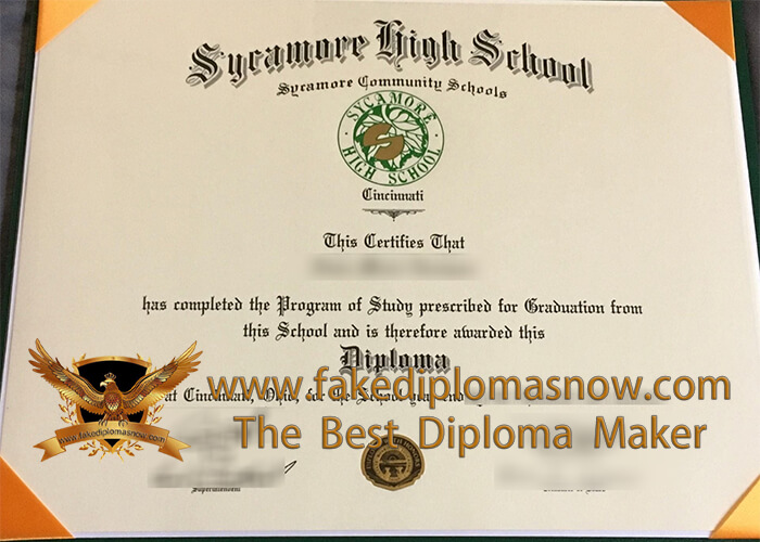 Sycamore High School diploma