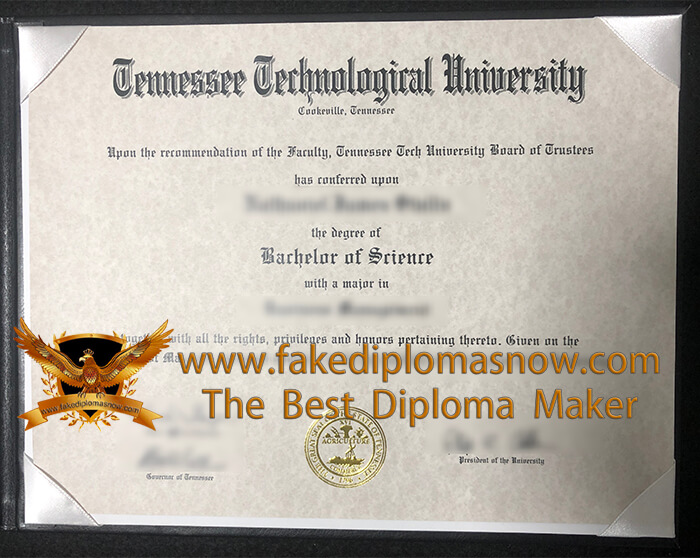 Tennessee Technological University diploma