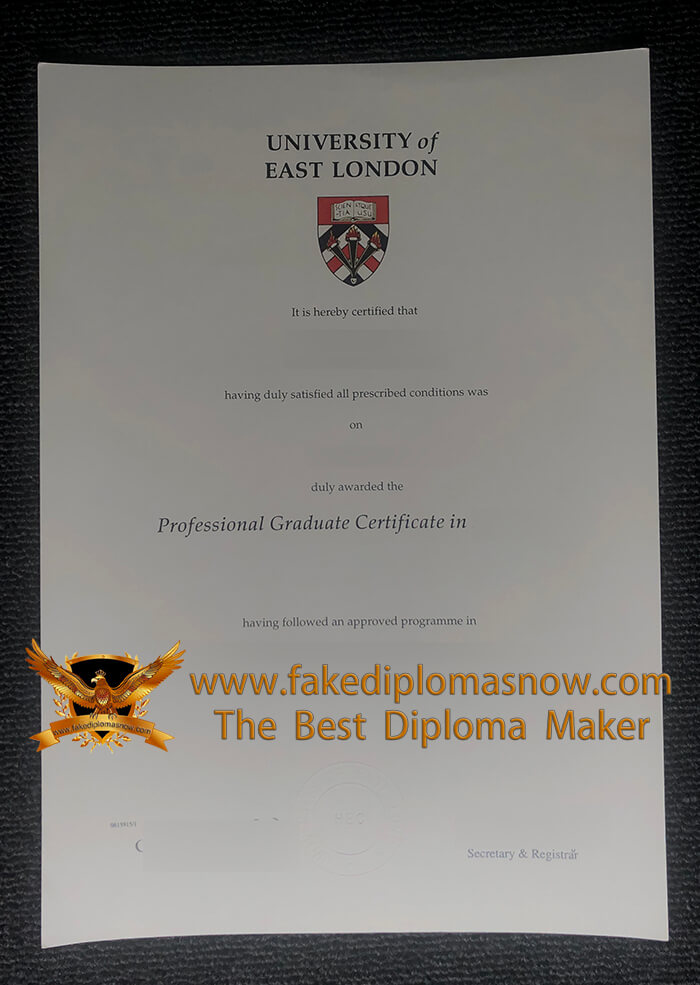 UEL Professional Graduate Certificate