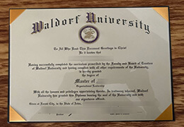 Buy a fake Waldorf University diploma online