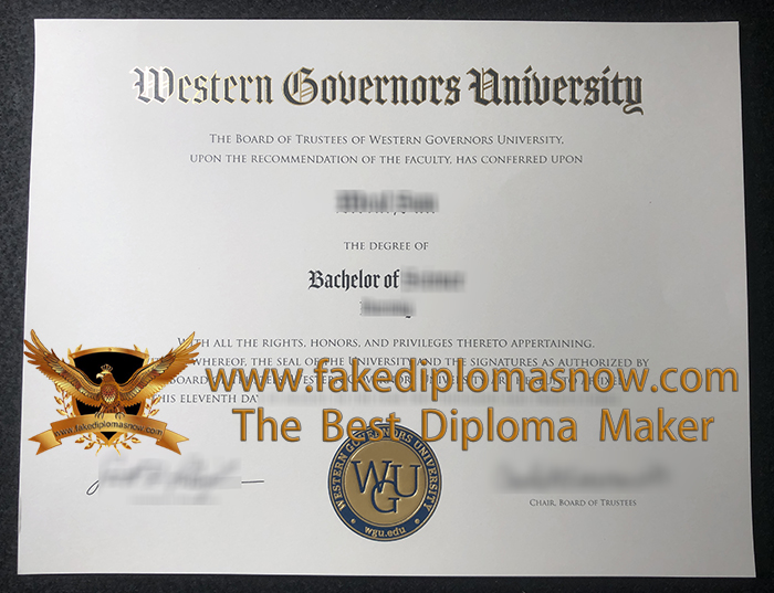 Western Governors University diploma 2023
