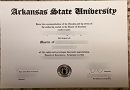 Arkansas State University diploma sample, Buy a ASU diploma online