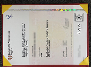 CELTA certificate