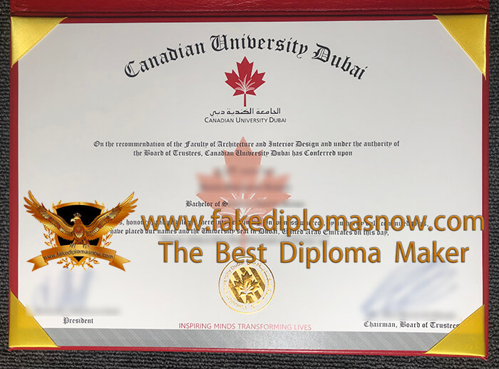 Canadian University Dubai degree