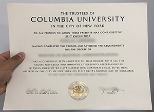 How long to get a fake Columbia University diploma online?