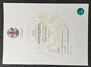 De Montfort University degree certificate