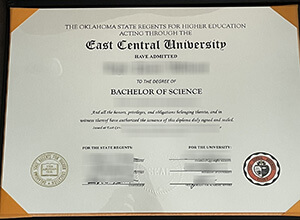 How long to get a East Central University diploma online?