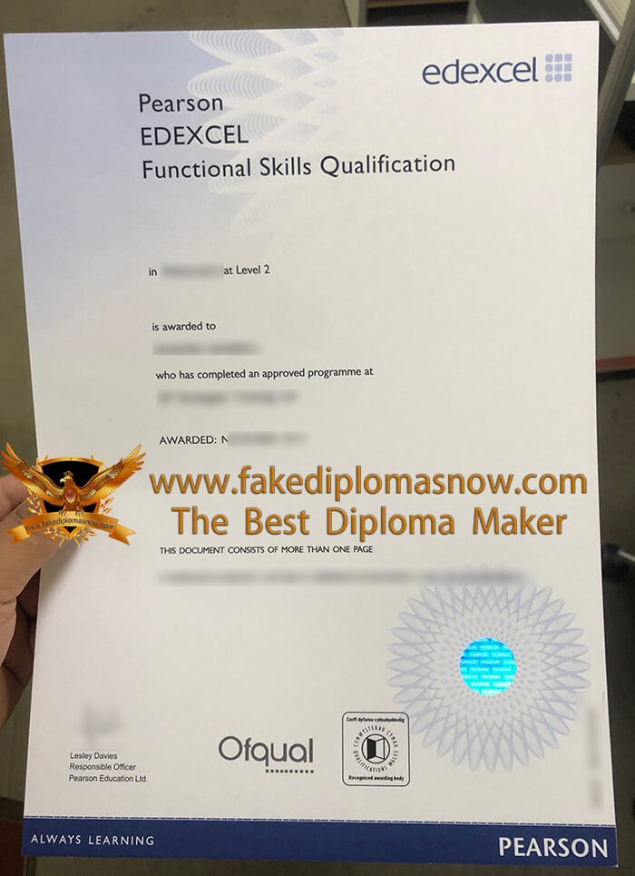 Edexcel functional skills level 2 certificate