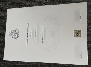 LJMU degree certificate