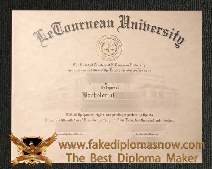 LeTourneau University diploma