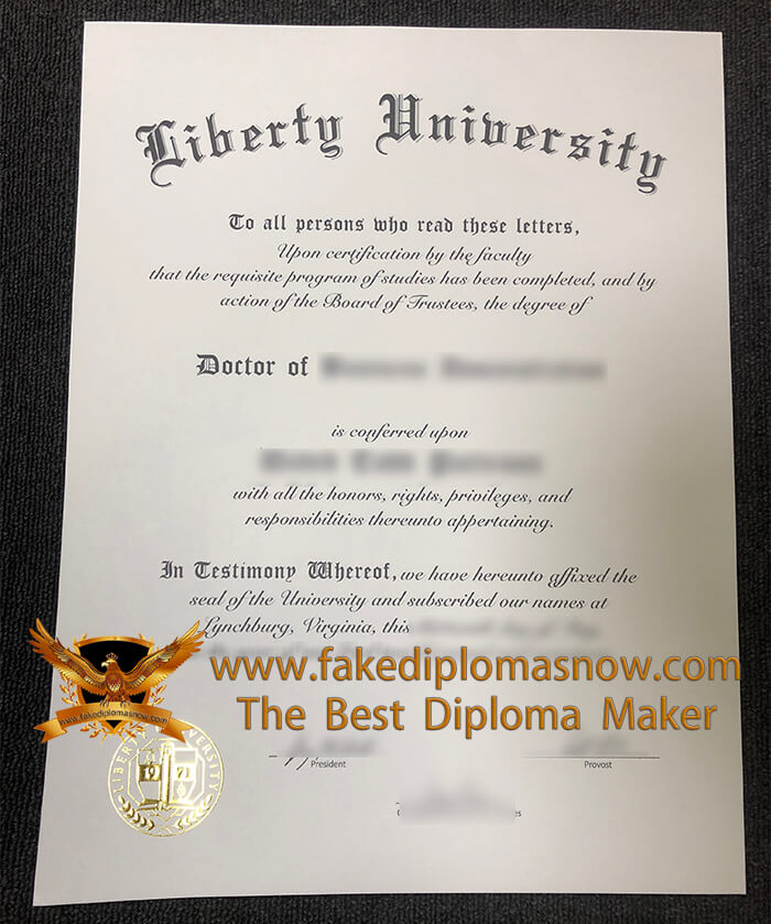 Liberty University Diploma